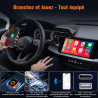 Adaptateur CarPlay sans Fil Ultra Mini: Wireless CarPlay 4 en 1 avec AirPlay/Miracast – Connexion Automatique Plug & Play, USB/T