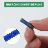 72 Pcs Fusible Voiture, Fusibles Automobiles de type Torpilles, 5A 8A 10A 16A 25A 40A fusible torpille pour véhicules européens 