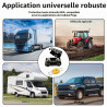 Porte Fusible Voiture avec 2 Fusibles Midi 60A, Porte Fusibles Midi à Courant Élevé, Fusible Voiture Standard, Etanche, pour Voi