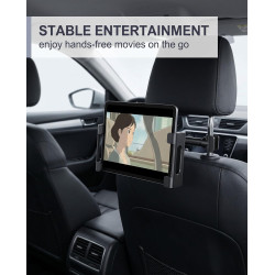 EYVRPAU Support Tablette Voiture, Porte Tablette Téléphone Voiture pour Appui-tête avec Universel Rotation 360° appuie tete voit