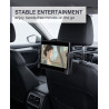 EYVRPAU Support Tablette Voiture, Porte Tablette Téléphone Voiture pour Appui-tête avec Universel Rotation 360° appuie tete voit