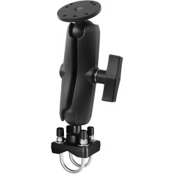 Support AMPS de 1,5" avec double boulon en U pour tubes/rails de 19 à 31 mm, support de taille C en aluminium marine pour chario