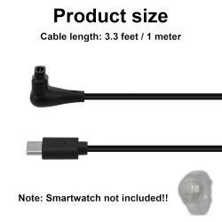 Chargeur USB Type A pour Pace 4/ Apex 4/ Pace Pro/Nomad | Câble de Chargement USB pour Montres Connectées Pace 4, APEX 4, Pace P