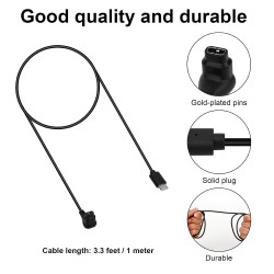 Chargeur USB Type A pour Pace 4/ Apex 4/ Pace Pro/Nomad | Câble de Chargement USB pour Montres Connectées Pace 4, APEX 4, Pace P