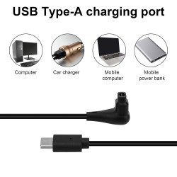 Chargeur USB Type A pour Pace 4/ Apex 4/ Pace Pro/Nomad | Câble de Chargement USB pour Montres Connectées Pace 4, APEX 4, Pace P