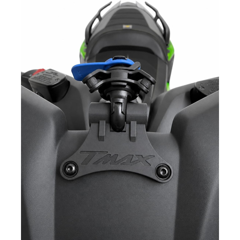 Support de téléphone et GPS compatible avec Yamaha T-Max 530 et 560 (2017-2021) - Barre de montage avant sur marqueur avec angle