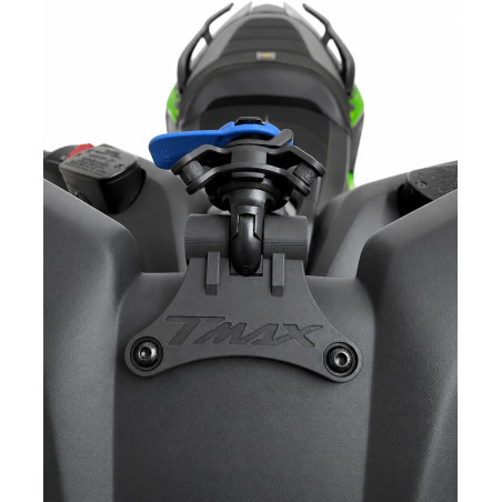 Support de téléphone et GPS compatible avec Yamaha T-Max 530 et 560 (2017-2021) - Barre de montage avant sur marqueur avec angle