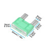 Lot de 2 Fusibles à Grande Lame 32V 30A Compatible avec jcase pour Systèmes Électriques Automobiles remplace OEM 61138367132 A00