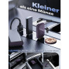 Adaptateur sans Fil CarPlay, Convertisseur CarPlay Filaire vers sans Fil, USB A/C Métal, Compatible iOS 10+, pour Trajets Quotid