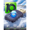 Mini Adaptateur USB A/C pour Apple CarPlay, Convertit CarPlay Filaire en Connexion sans Fil, Boîtier Métal, pour iPhone iOS 10+