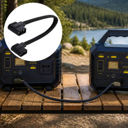 XT150 Câble de connexion de batterie supplémentaire tressé 55 cm Compatible avec EcoFlow Delta 2/2 Max Delta 3/3 Plus/3 1500 Wav