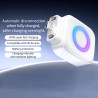 Chargeur intelligent avec arrêt automatique 140 W, adaptateur de charge rapide pour protection contre la surchauffe, matériau AB