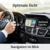 Support de GPS fixé sur la grille d'aération pour GarminDrive 52 51 50 40 61 60 DriveSmart 76 66 55 51 50 61 60 Nuvi Campervan C