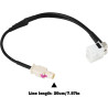 1pc Adaptateur Fakra 2 Femelle à 1 Mâle 20 cm Compatible avec Volkswagen RCD330 RCD510 RCN210 Compatible avec Desay MIB