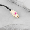 1pc Adaptateur Fakra 2 Femelle à 1 Mâle 20 cm Compatible avec Volkswagen RCD330 RCD510 RCN210 Compatible avec Desay MIB