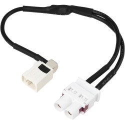 1 pc Fakra 2 Mâle à 1 Femelle Adaptateur d'Antenne Compatible avec Volkswagen rcd330 rcd510 rcn210 Compatible avec Desay MIB Rad