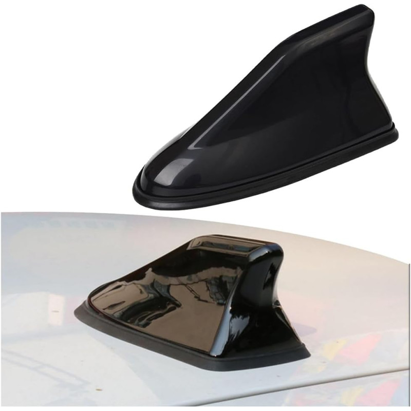 Antenne Requin Voiture pour Peugeot 308/Peugeot 206/Peugeot 207 CC | Amélioration signal radio,Puce haute efficacité,Bague caout