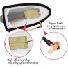 Antenne Requin Voiture pour Peugeot 308/Peugeot 206/Peugeot 207 CC | Amélioration signal radio,Puce haute efficacité,Bague caout