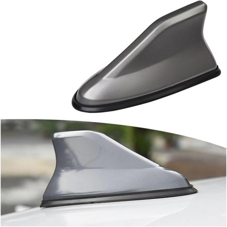 Antenne Requin Voiture pour Peugeot 308/Peugeot 206/Peugeot 207 CC | Amélioration signal radio,Puce haute efficacité,Bague caout