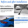 Antenne Requin Voiture pour Peugeot 308/Peugeot 206/Peugeot 207 CC | Amélioration signal radio,Puce haute efficacité,Bague caout