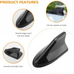 Antenne Requin Voiture pour VW Po-lo 6R 2009-2016, Amplificateur de Signal Radio AM FM Réduction du Bruit Antenne de Toit Étanch
