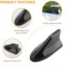 Antenne Requin Voiture pour VW Po-lo 6R 2009-2016, Amplificateur de Signal Radio AM FM Réduction du Bruit Antenne de Toit Étanch