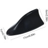 Antenne Requin Voiture pour VW Po-lo 6R 2009-2016, Amplificateur de Signal Radio AM FM Réduction du Bruit Antenne de Toit Étanch