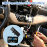 2 Porte-Fusibles Midi pour Voiture avec 2 Fusibles 60A, 2 Bornes, ANS Porte-Fusible Auto avec Vis M5 et Couvercle de Protection,