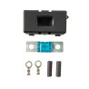 2 Porte-Fusibles Midi pour Voiture avec 2 Fusibles 60A, 2 Bornes, ANS Porte-Fusible Auto avec Vis M5 et Couvercle de Protection,
