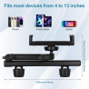 VINATO Support Tablette Voiture Appuie-Tête, Rotation 360°, Bras Télescopique, Compatible Tablettes et Smartphones 4,7-13 Pouces