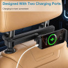 VINATO Support Tablette Voiture Appuie-Tête, Rotation 360°, Bras Télescopique, Compatible Tablettes et Smartphones 4,7-13 Pouces