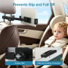 VINATO Support Tablette Voiture Appuie-Tête, Rotation 360°, Bras Télescopique, Compatible Tablettes et Smartphones 4,7-13 Pouces