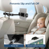 VINATO Support Tablette Voiture Appuie Tete, Support iPad Voiture, Rotation à 360°, Porte Tablette Voiture Compatible avec Table
