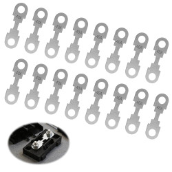 16pcs Bande de Fusible Plat Fusible de Voiture 40A Fusibles Automobiles pour Auto, Camion, Moto, Camping Car, Véhicules Utilitai