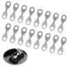 16pcs Bande de Fusible Plat Fusible de Voiture 40A Fusibles Automobiles pour Auto, Camion, Moto, Camping Car, Véhicules Utilitai