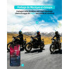 Blaise v6 plus intercom moto duo pour 2 casques, 2 à 6 motards système de communication casque, portée 1000 m, bleutooth 5.3, pa