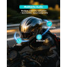 Blaise v6 plus intercom moto duo pour 2 casques, 2 à 6 motards système de communication casque, portée 1000 m, bleutooth 5.3, pa