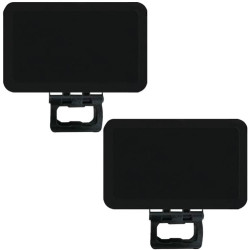 Visière mobile pliable pour voiture poids plume, pare-soleil pour clip adaptable multi-angle - Résistant aux UV et anti-éblouiss