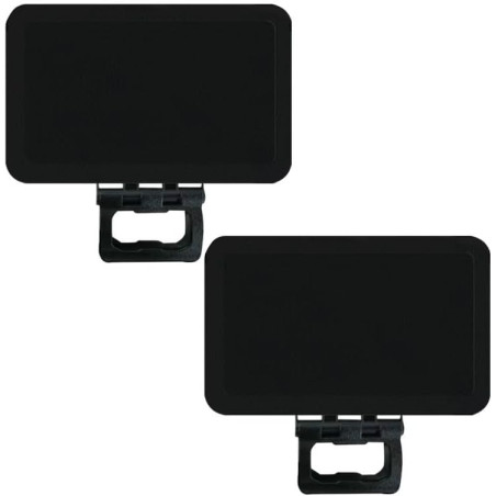 Visière mobile pliable pour voiture poids plume, pare-soleil pour clip adaptable multi-angle - Résistant aux UV et anti-éblouiss