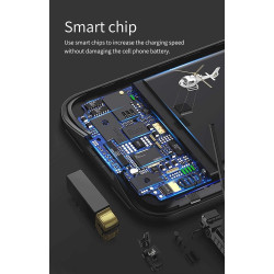 ELLENNE Coque avec batterie intégrée pour iPhone 6 6S 7 8 Plus X XR XS Max 11 12 13 14 15 16 Plus Pro Max Mini | Coque rechargea