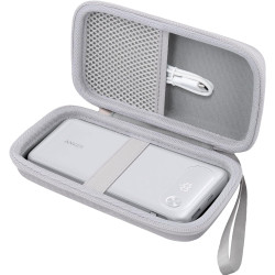 Khanka (Étui Uniquement) Étui de Transport Rigide pour Anker Power Bank 20000 mAh,Chargeur avec câble USB-C intégré,Sac de Range