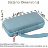 Khanka (Étui Uniquement) Étui de Transport Rigide pour Anker Power Bank 20000 mAh,Chargeur avec câble USB-C intégré,Sac de Range