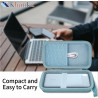 Khanka (Étui Uniquement) Étui de Transport Rigide pour Anker Power Bank 20000 mAh,Chargeur avec câble USB-C intégré,Sac de Range