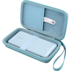 Khanka (Étui Uniquement) Étui de Transport Rigide pour Anker Power Bank 20000 mAh,Chargeur avec câble USB-C intégré,Sac de Range