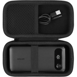 Khanka (Étui Uniquement) Étui de Transport Rigide pour Anker Power Bank 20 000 mAh,Chargeur Portable avec câble USB-C intégré,Sa