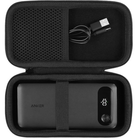 Khanka (Étui Uniquement) Étui de Transport Rigide pour Anker Power Bank 20 000 mAh,Chargeur Portable avec câble USB-C intégré,Sa