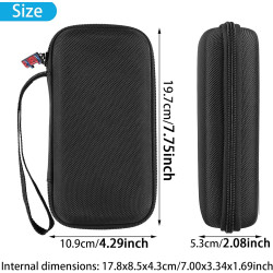 Khanka (Étui Uniquement) Étui de Transport Rigide pour Anker Power Bank 20 000 mAh,Chargeur Portable avec câble USB-C intégré,Sa