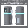 Coque de protection en silicone pour batterie externe uvert 200 w 25 000 mah, étui antidérapant avec design résistant aux chocs,