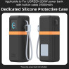 Coque de protection en silicone pour batterie externe uvert 200 w 25 000 mah, étui antidérapant avec design résistant aux chocs,