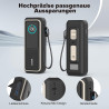 Étui de protection en silicone compatible avec Anker Laptop Powerbank 25000 mAh, résistant aux chocs et aux rayures, avec fentes